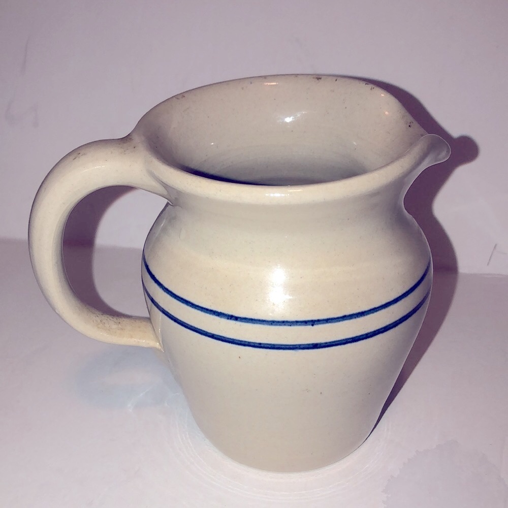 Marshall Pottery Hand Turned Yesteryear “Peace” Creamer - Picture 3 of 5